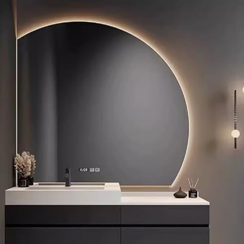 Miroir LED à intensité variable et fonction anti-buée pour salle de bain - 2
