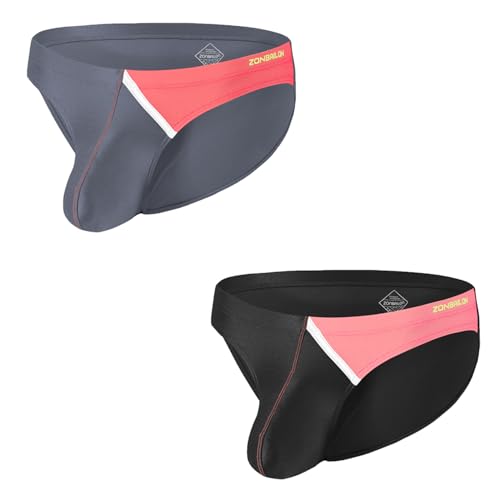 ZONBAILON Mens Bulge Enhancing Briefs Front Opening Pouch Tagless Underwear2