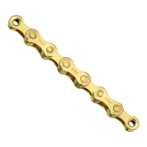 Catene per bicicletta Catena Bici 9 Velocità 116 Maglie Unisex Oro per MTB, Strada, Corsa