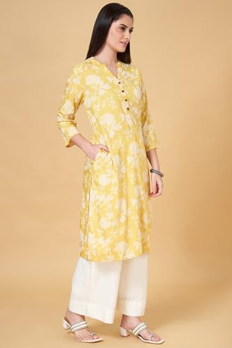Image of Rangmanch by Pantaloons Women's Cotton Printed Regular Kurtas