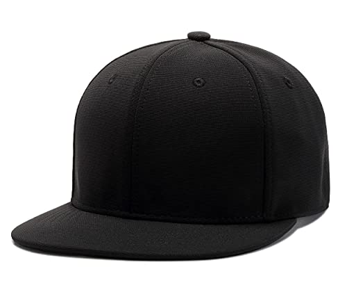 Image of Quanhaigou Snapback Hat for Men Women,Hip Hop Style Colorful Flat Bill Hats Teens Adjustable Baseball Cap