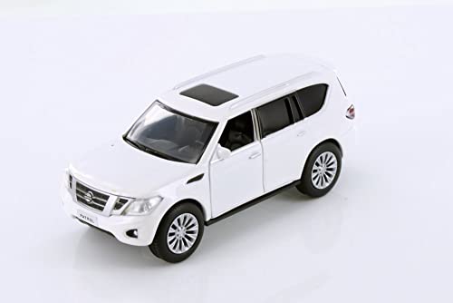 Nissan Patrol Y62, White TM15213W - Modelo 1/36 miniatura 1