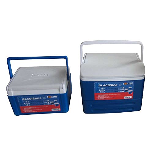 Glacière rigide 5L Ragot petite boîte isotherme bleue pour camping