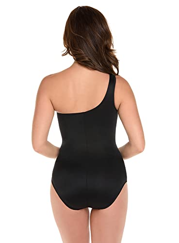 Miraclesuit Women's Slimming Swimwear JENA One Shoulder Tummy Control One Piece Swimsuit Bathing Suit2
