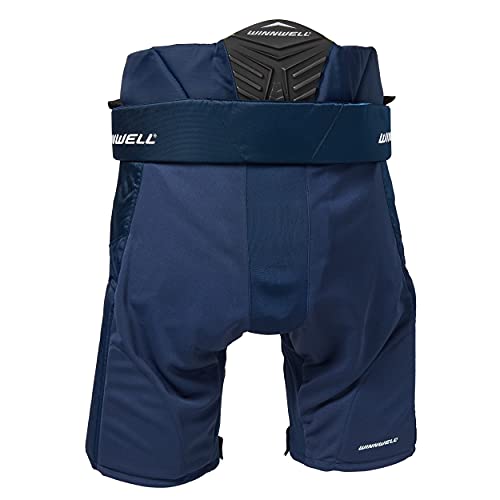 Winnwell Amp700 Ice Hockey Pants - Protective Equipment For Hockey Players - Lightweight & Durable Gear For Youth, Junior, Senior - Field, Ice And Street Hockey (Junior X-Large, Navy) #TOP1