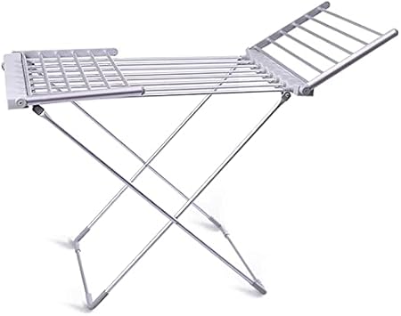 Indoor Heated Clothes Drying Rack, 20 Heated Bars Dryer Portable Indoor Horse Rack, 230w Folding Heated Clothes Airer, Energy-efficient
