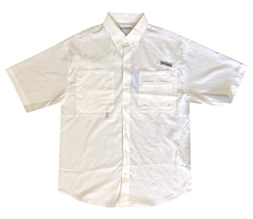 Chemise Columbia PFG Crystal Springs blanche en taille XL pour homme