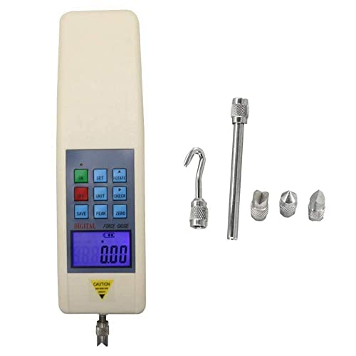 Force Gauge Meter Push Pull Tester with Inner Sensor of Peak Load Value 100N/10kg/22 lbs