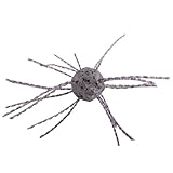 Strike King Tumbleweed Salted Fishing Lure, Finesse Creature Bait, Prism Smoke, 3-Inches, 4-Pack, TWSLT-393