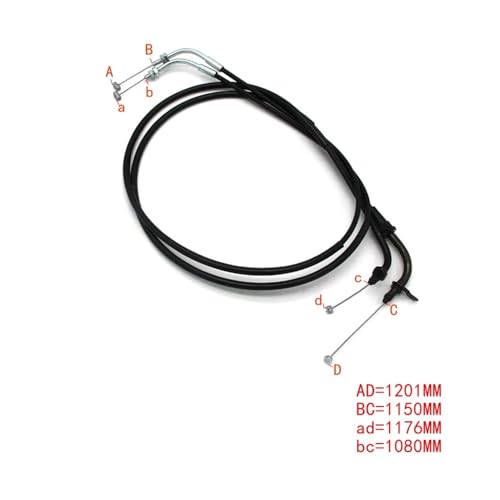 Câble d'accélérateur pour moto YA XVS1100 Drag Star Midnight Custom - 2
