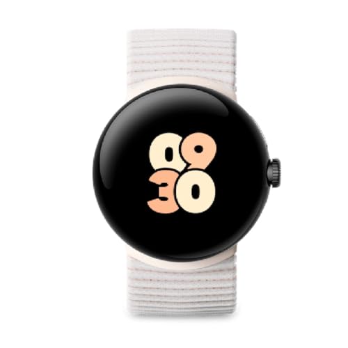 Google Pixel Watch 41mm Smartwatch with WiFi, GPS, BT and Heart Rate Monitor in Bulk Packaging (Linen XS)