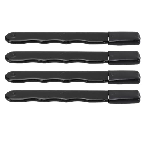 DANAIXZ Afilador de herramientas de jardín, paquete de 4 hojas de acero de tungsteno, mini afilador portátil para tijeras de podar, tijeras, hachas, herramientas de jardinería al a (Negro Mate)