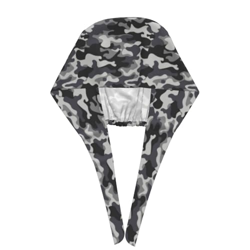 Image of Working Cap Scrub Cap with Sweatband Adjustable Unisex Women Tie Back Hat Nurse Surgical Caps