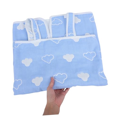 ERINGOGO Cotton Bathrobe for Boys Soft Absorbent Bath Towel Machine Washable Versatile Wearable Robe for Pool Shower for All Seasons Cloud4