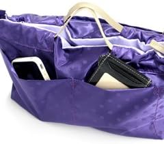 Amazon Co Jp バサラ Basara Tyo バッグインバッグ 大 ファスナータイプ インサイドドット 3 ピンク シューズ バッグ