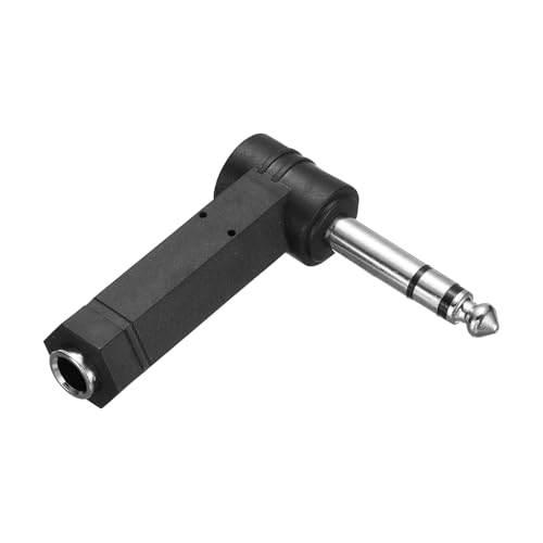 Adaptador TRS 6.35 mm estéreo con conversión de señal pura en cobre niquelado