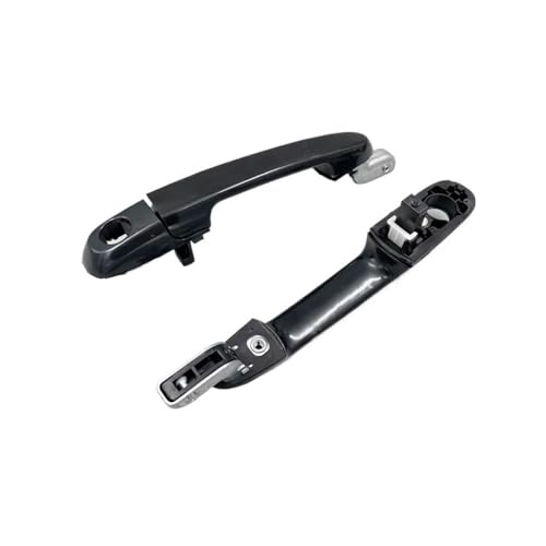 Poignée extérieure de porte arrière gauche noire pour voiture Accent 2006 à 2011