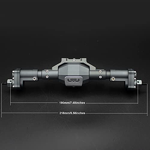 Metal Front Rear Portal Axle Set For 1/10 Rc Crawler Axial Scx10 I Scx10 Ii Redcat Gen8 Rgt Ex86100 #TOP6