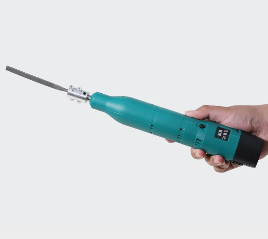 Luminexia Set di Lime ad Ago elettriche,Set di Seghe a File Alternative,Lime e Raspe,Regolazione a 3 velocità,Lime in Acciaio Intercambiabili,per Limare Metallo,Legno,Plastica,Pietra,Vetro