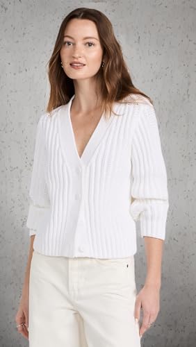 Image of Vince Women's Wave Rib Cardigan
