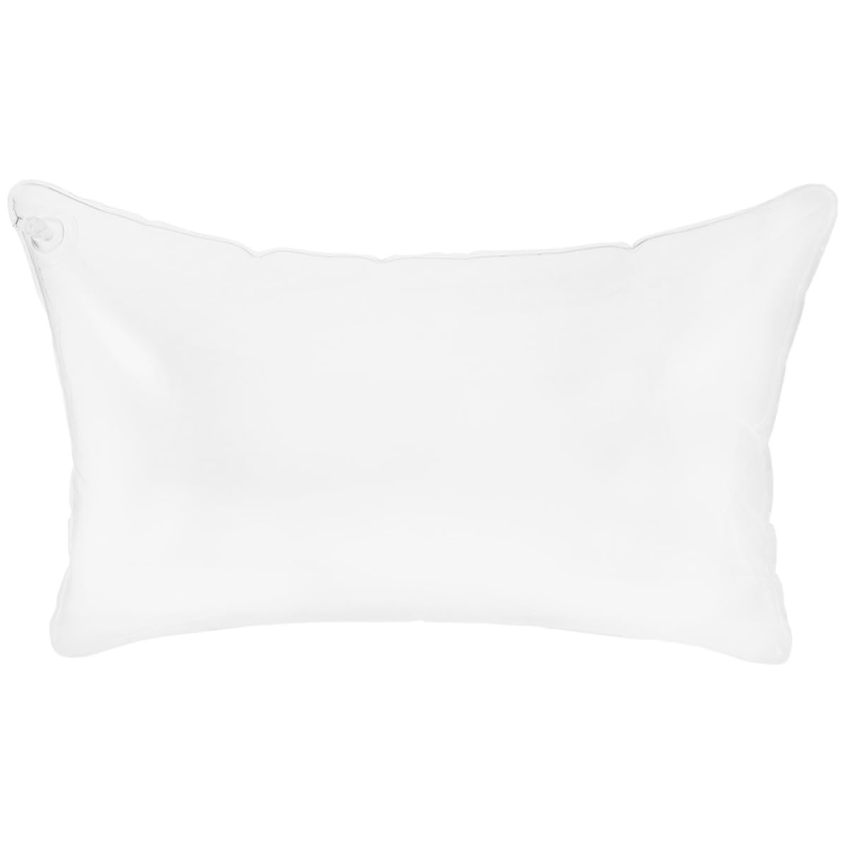 Oreiller Gonflable Pliable et Réglable en Hauteur en PVC Transparent Coussin Léger et Portable pour Canapé et Camping Extérieur pour Salon et Voyages