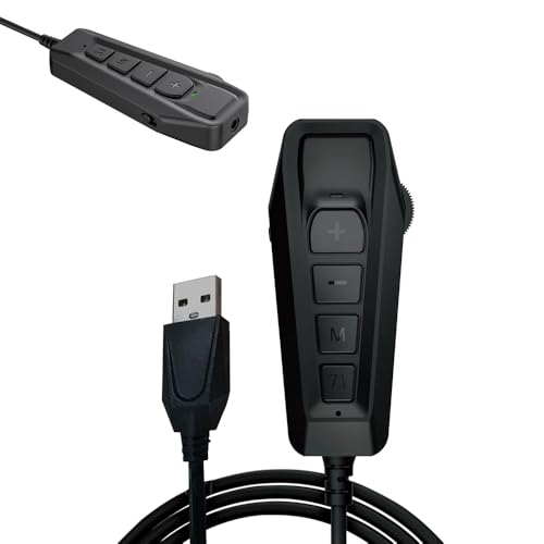 USB Sound Card USB to 3.5mm Jack Audio Adapter with Microphone,Virtual 7.1 Surround Sound,External Sound Card No Drivers Needed Plug and Play for PS4/PC/MAC/Stereo Headsets