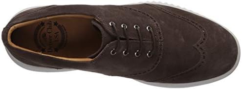 Driver Club USA Men's Geuine Leather Wingtip Oxford with Sneaker Sole Ankle Boot, Brown Suede, 10.5 M US | Image 4
