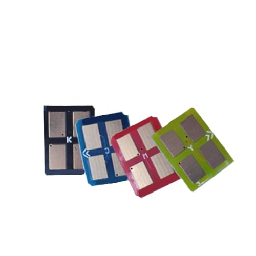 boggoexag Paquete de 4 Chips de tóner compatibles con impresoras CLP 300, CLP 300N, 3160N, 2160(USA Version)