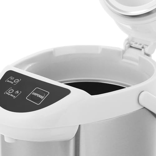 Hervidor eléctrico de agua 4L acero inoxidable 304 gris miniatura 6