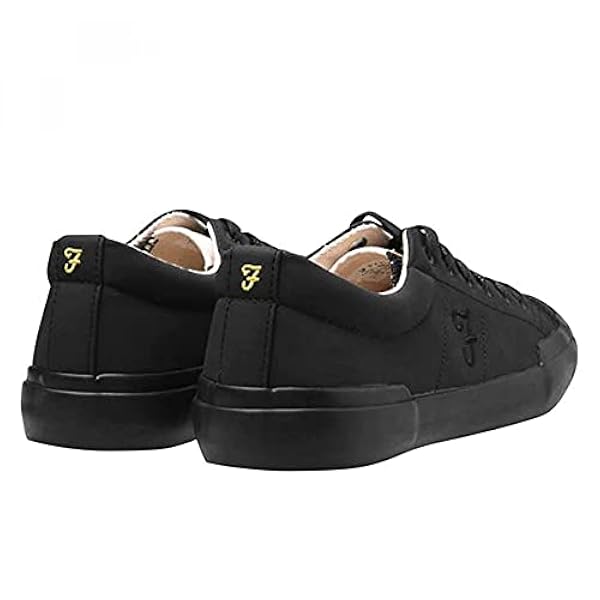 Farah Heren Dallas Plimsolls Trainers zwart