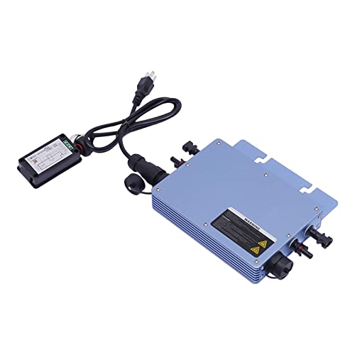 Image of 600W Solar Grid Tie Micro Inverter with LCD Display Screen, Microinverter with Six-fold Protection, Full Digital Control Solar Inverter for 30V or 36V Solar Panels for Various Household Appliances