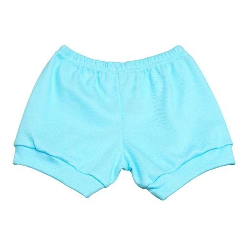 Tapa Fralda (Shorts) Bebê Canelado Liso (P/M/G) - Top Chot