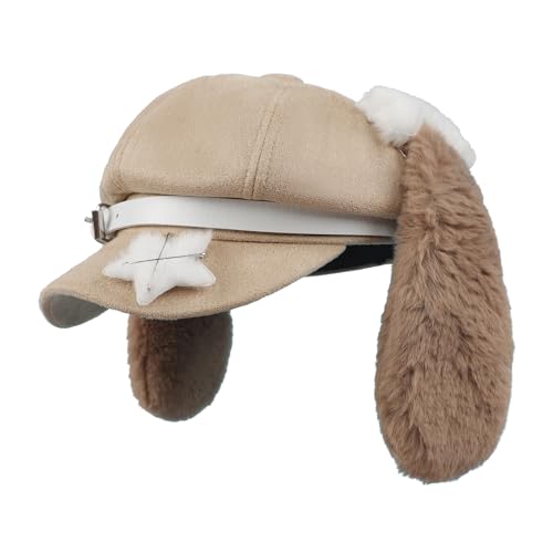 Dog Ear Berets Hat Newsboy Cabbie Baker Boy Hat Beret Cap Pageboy Visor Paperboy Sailor Fiddler Plush Animal Ears Flap Hats