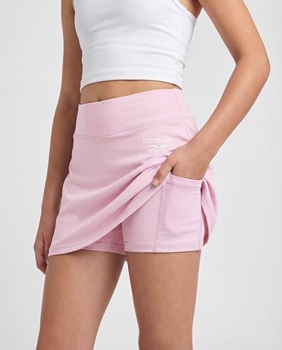 Image of Reebok 3 Pack: Girls Skorts Athletic Dry Fit Tennis Golf Skirt with Built in Shorts Active for Kids Teens Tweens (Sizes 6-16)