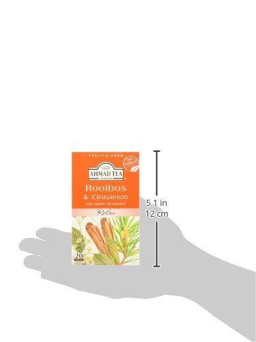 Ahmad Tea Tea Infusion, Rooibos & Cinnamon, 30G, 20 Count #TOP7