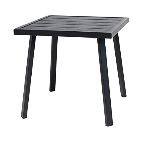 C-Hopetree Small Metal Outdoor Coffee Side Table Cover