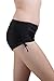 Micosuza Women's Black Shorts for Swimming Diving Beach Sunbathe Black XXL