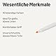 Amazon Basics Filzstift mit vielseitiger Spitze, 40 Farben, abwaschbar, 40 Stück, mehrfarbig