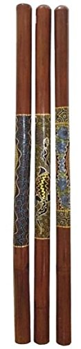 115 cm Bambus Didgeridoo - Handgemacht und handbemalt Musikinstrument Did100