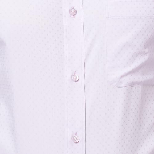 Image of Raymond Men's Pure Cotton Structure Pattern Slim Fit Semi Cutaway Collar Full Sleeve Formal Shirt