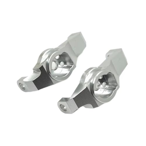 RC Juguetes Repuestos Para WLtoys 104006 104010 104020 104026 Metal Eje Delantero En Forma De C Para Asiento Kit De Accesorios Y Piezas Para Coche RC(Silver)