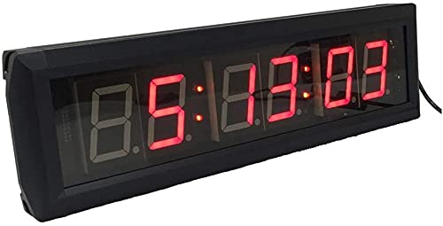 Marcador digital y temporizador LED de 6 dígitos con control remoto ELzEy 3
