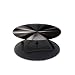 nuckees - The only phone grip & stand with collapsible magnetic-lock, 4-way horizontal and vertical stand and patented SnugHug technology to fit any size hand - Metal Black