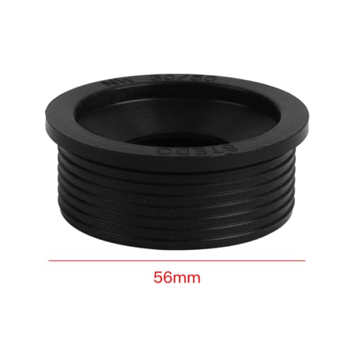 Gurtt Siphonrohr-Gummihülse 30 mm bis 50 mm mit flexiblem Silikon-Dichtungsring, verwendet für Zubehör zum Anschluss von Spülbeckenabflussrohren.