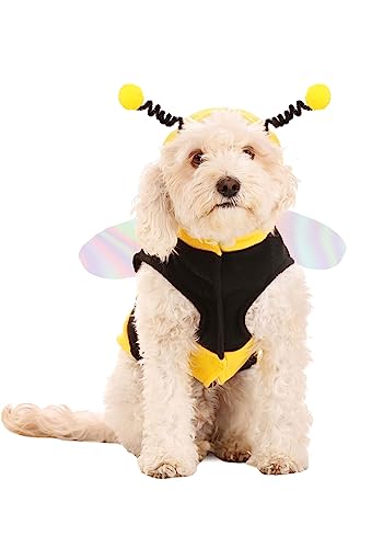 Disfraz para perro Abeja Lil Bumble Bee, tamaño M, amarillo miniatura 2
