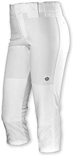 Rip-It Women's 4-Way Stretch Softball Pants (White, Small) #TOP12