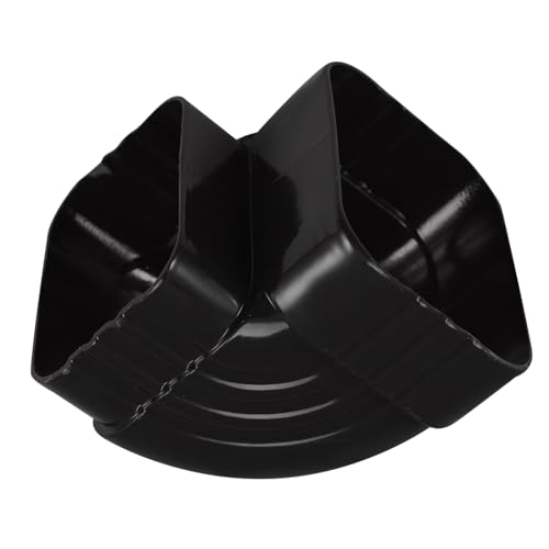 Veemoon Rain Adapter Gutter Downspout Elbow Connector Multipurpose Aluminum Alloy Rain Fitting