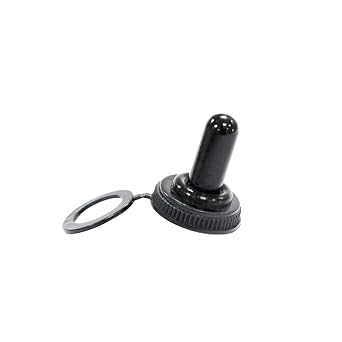1021 1121 1321 KN3C Toggle Switch Rubber Waterproof Black Cover