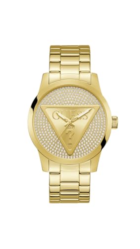 RELOJ GUESS - BADGE Cuarzo / 5 ATM Color esfera: Dorado Tamaño de la caja: 44,00