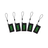 5 Gettoni RFID IC, Portachiavi EFID, Tag RFID 125KHz sola lettura, per Cilindro Serratura Smart con Impronta Digitale ICARE, Bianco